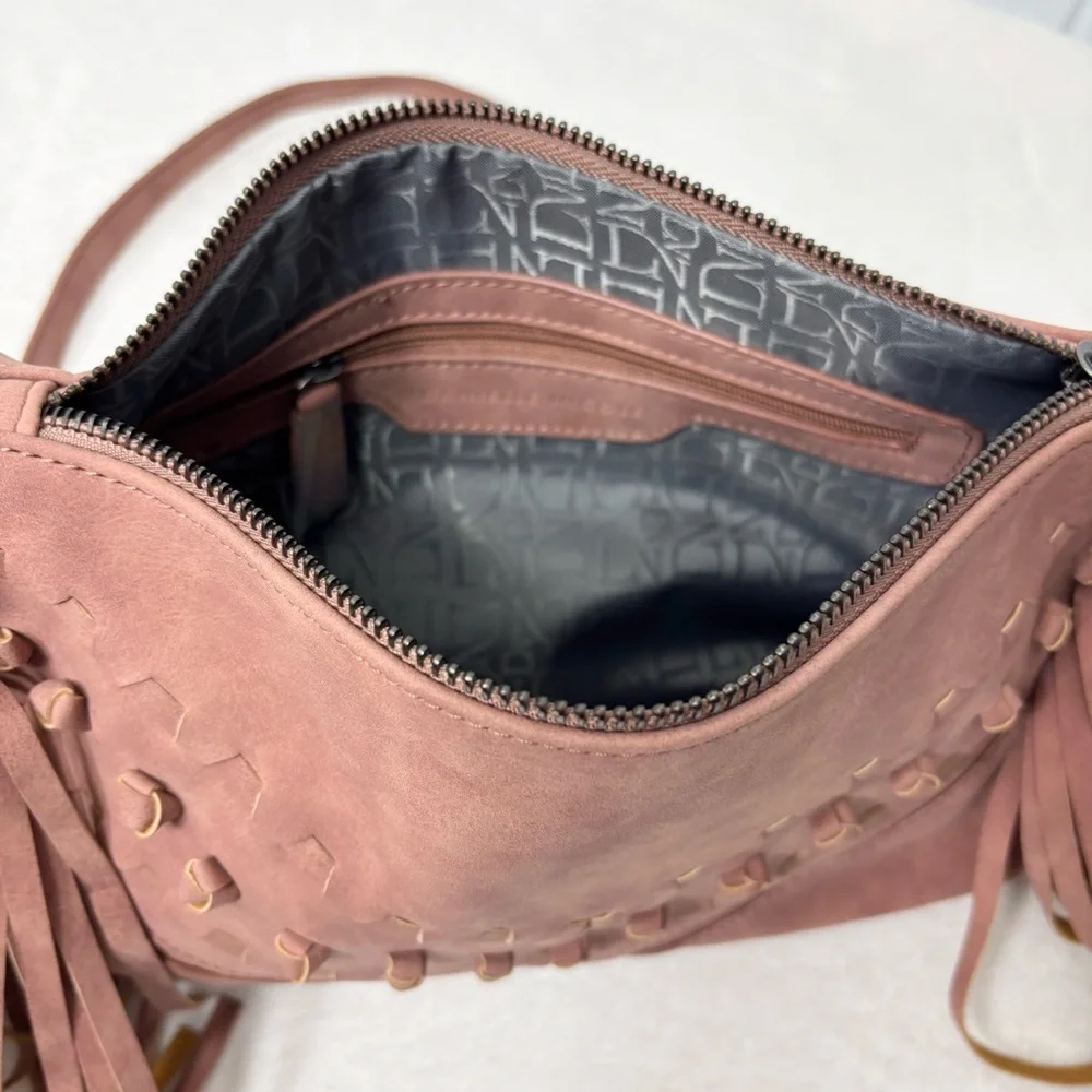 Danielle‎ Nicole Western Pink Crossbody Bag with Fringe - Picture 5 of 12
